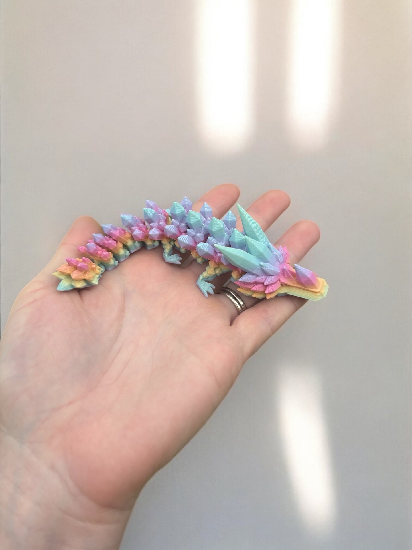 Mini Dragon 3D Printed Articulated Fidget Animal