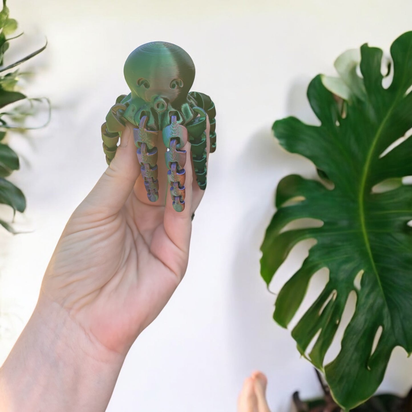 Octopus 3D Printed Articulated Fidget Animal
