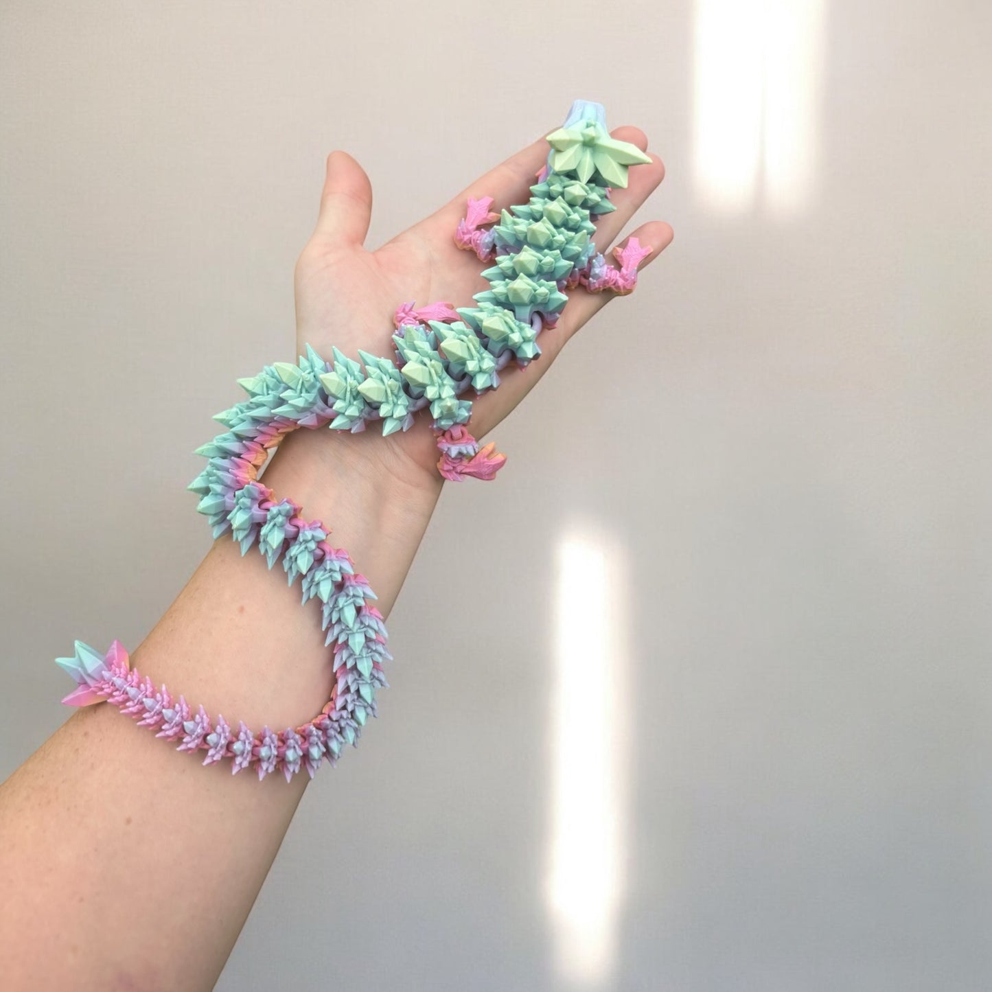 3D Printed Dragon and Egg Articulated Animal