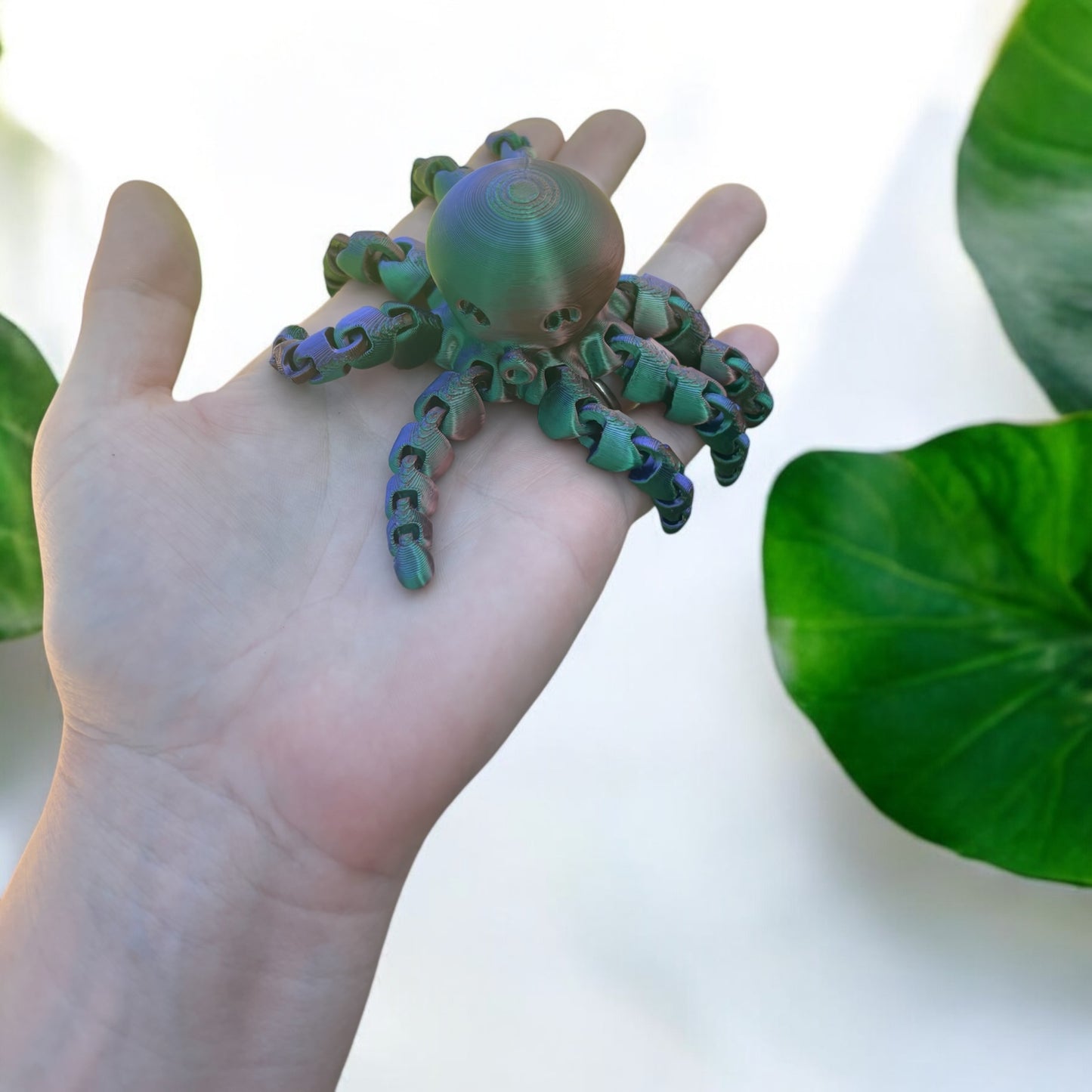 Octopus 3D Printed Articulated Fidget Animal
