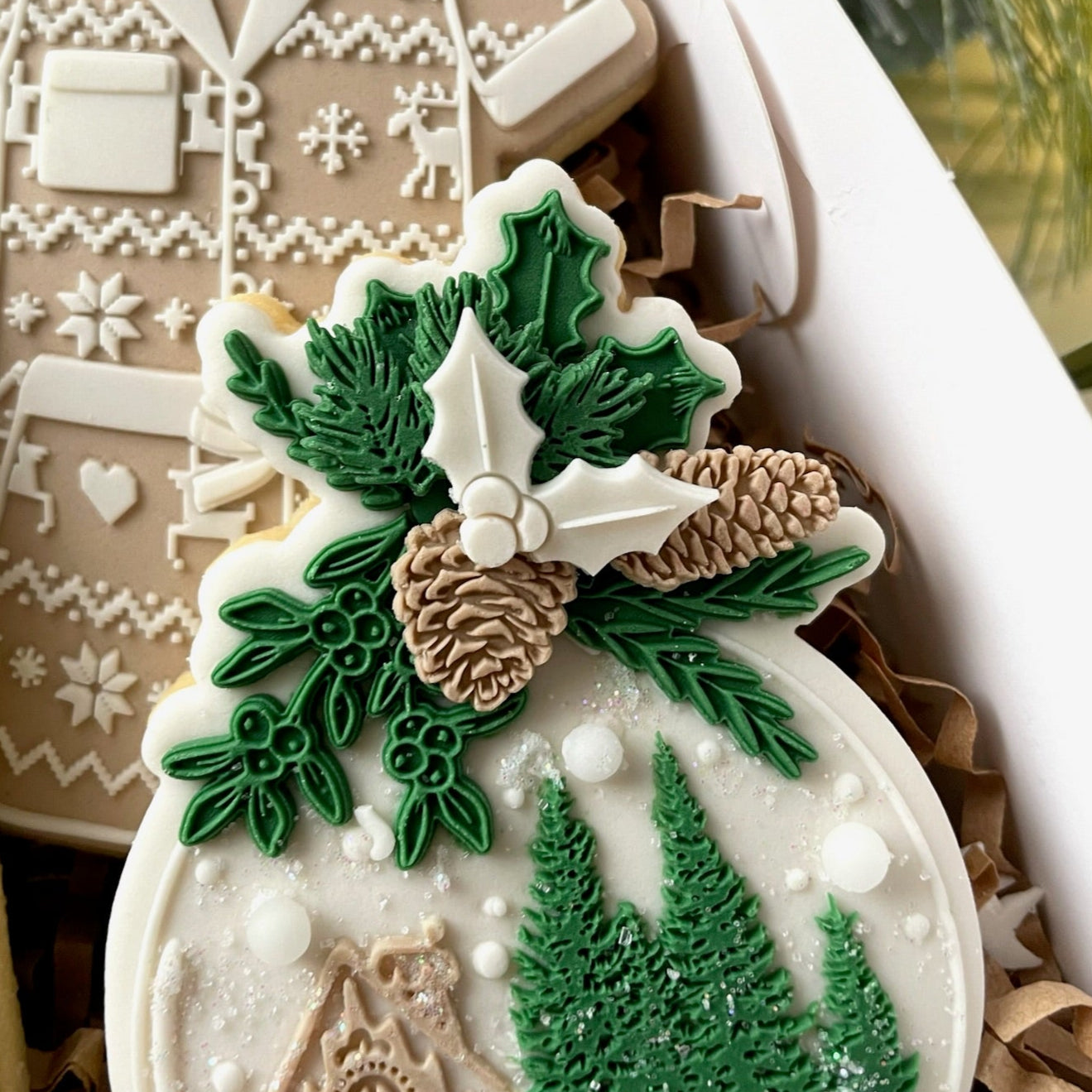 Pine Cones Christmas Acrylic Mini Mould