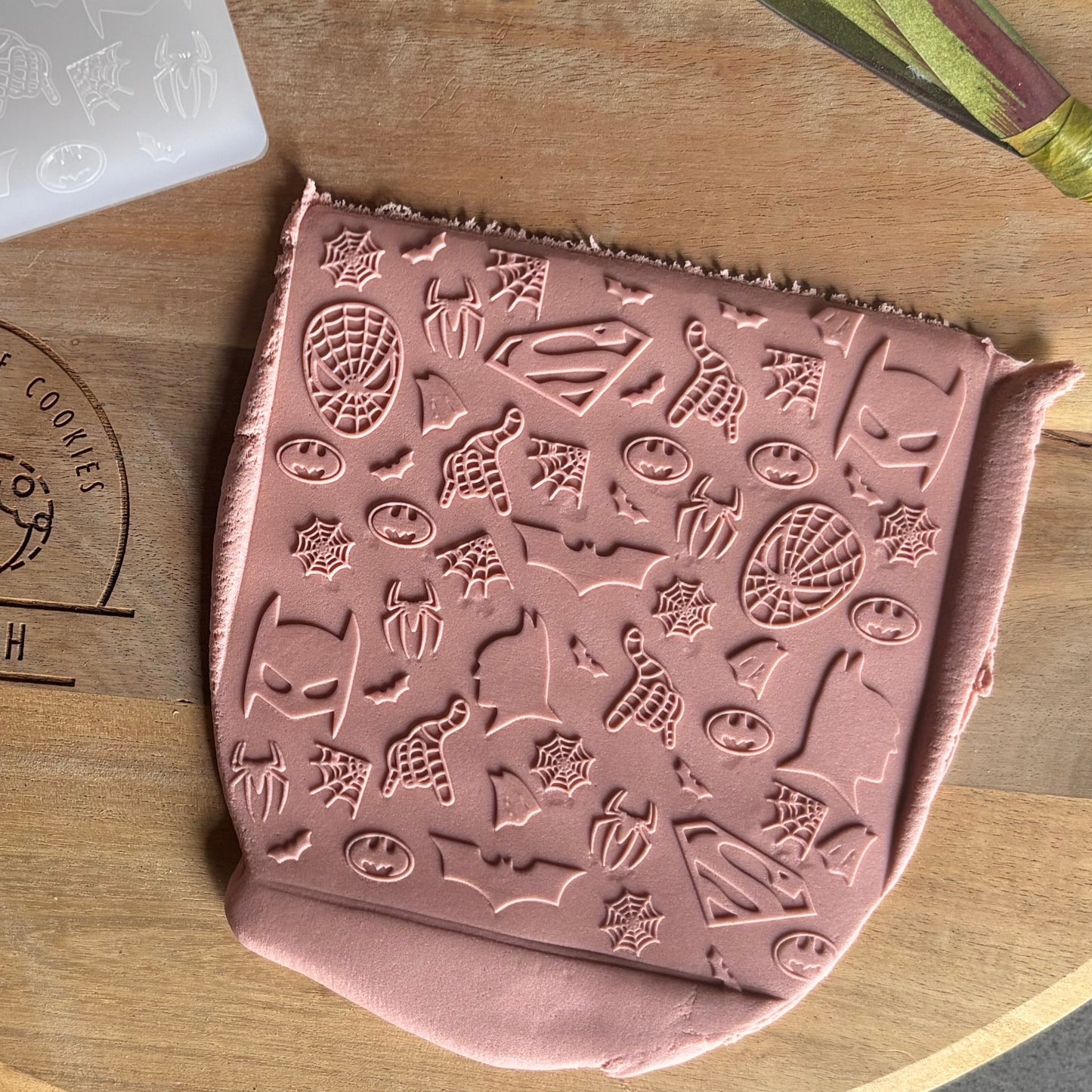 Superhero Pattern Plate