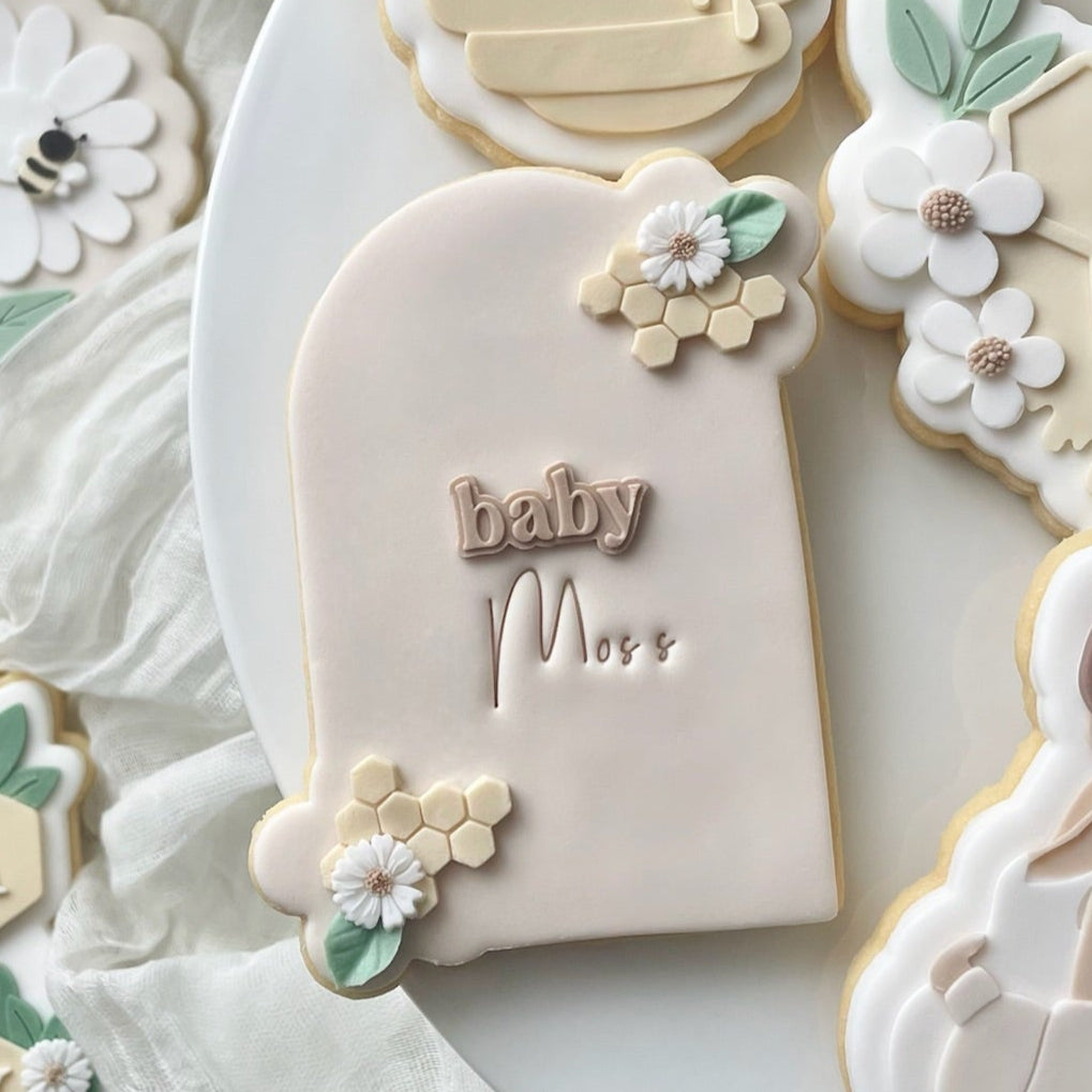 Baby Text Acrylic Mini Mould