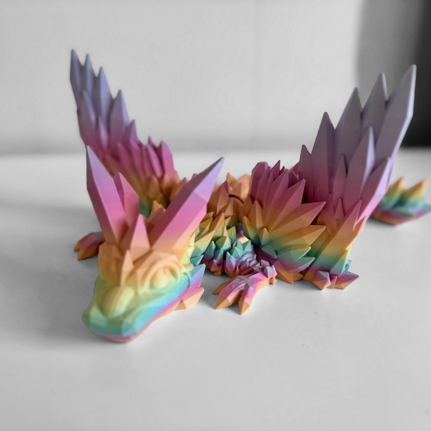 Dragon 3D Printed Articulated Flexible Animal