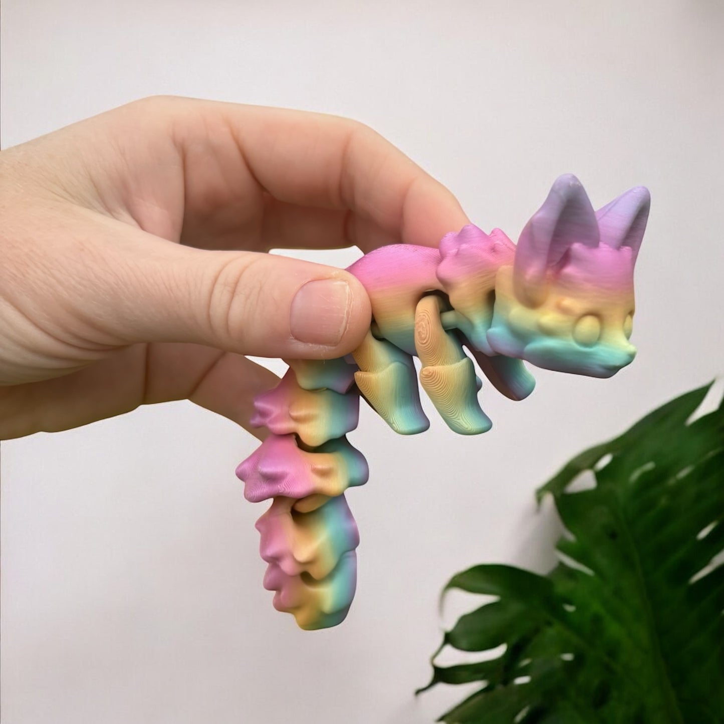 3D Printed Fox Articulated Fidget Animal