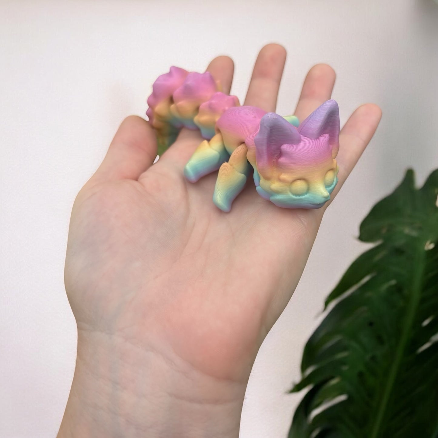 3D Printed Fox Articulated Fidget Animal