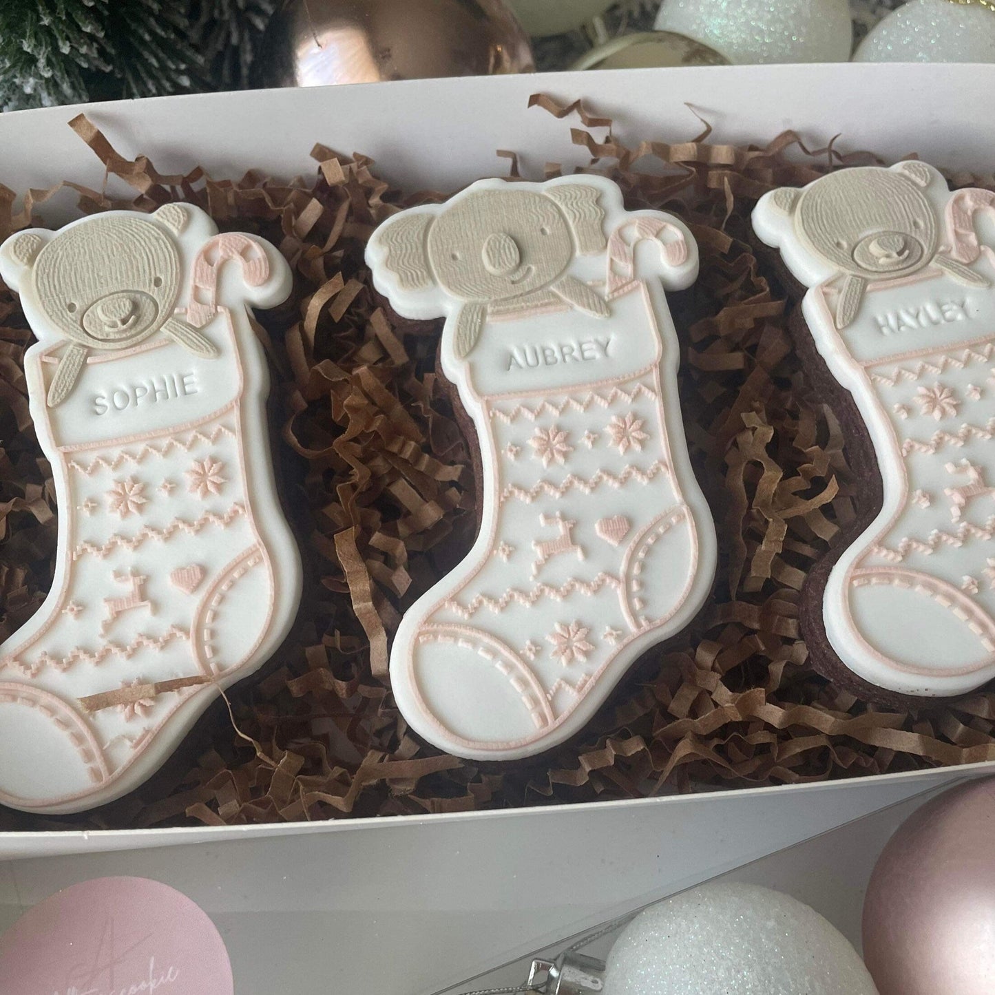 Bear and Koala Stocking Debosser and Cutter