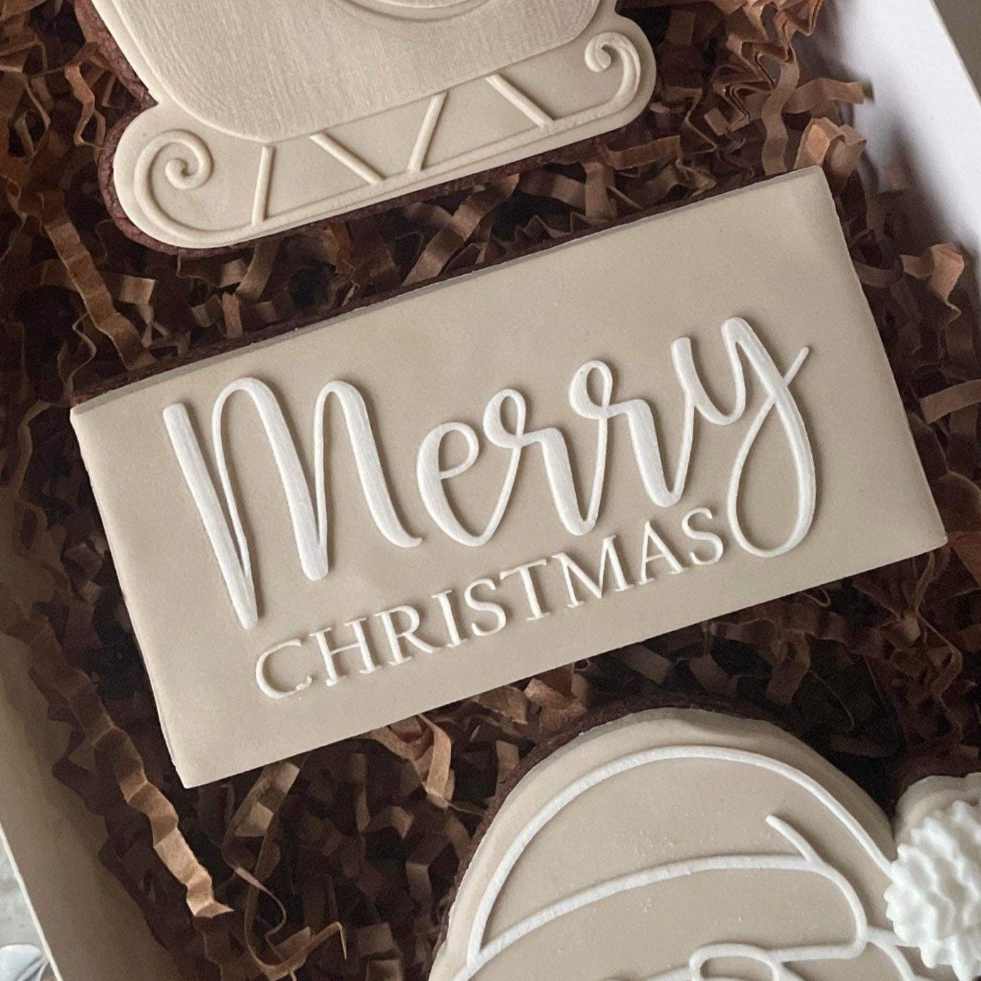 Merry Christmas Small Debosser and Cutter