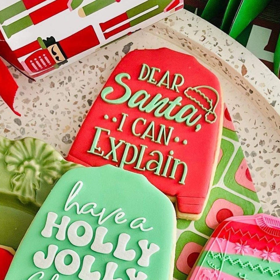 Santa I Can Explain Debosser and Cutter