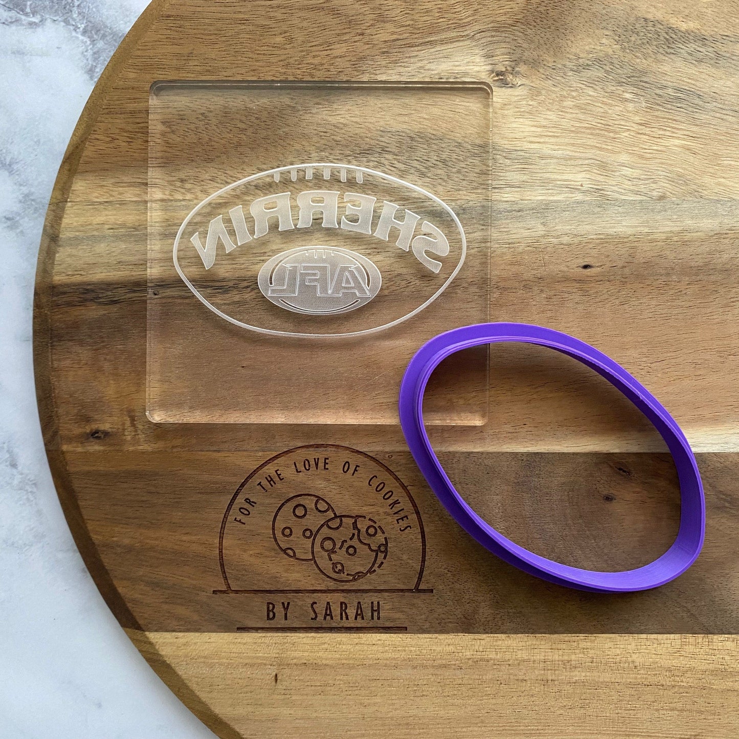 AFL Football Debosser and Cutter