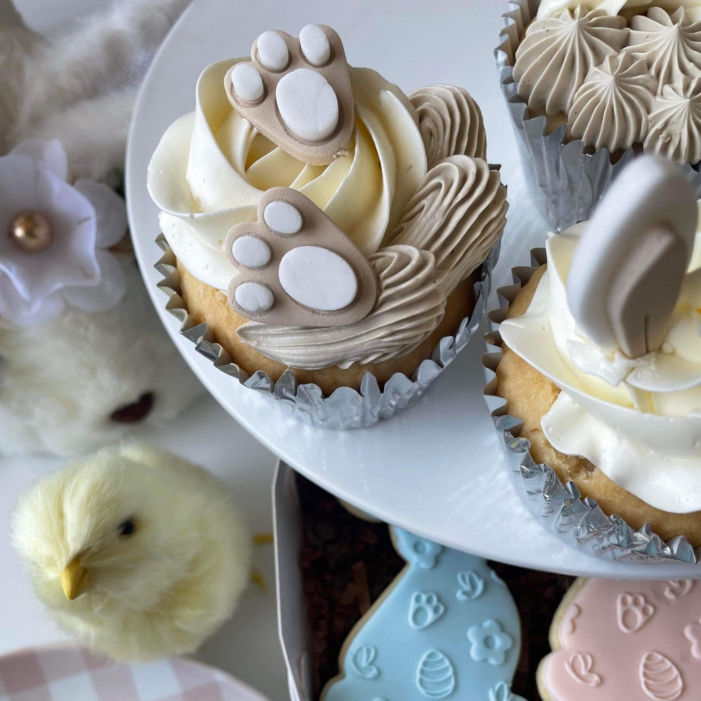 Bunny Ears and Feet Cupcake Topper Cookie Cutters