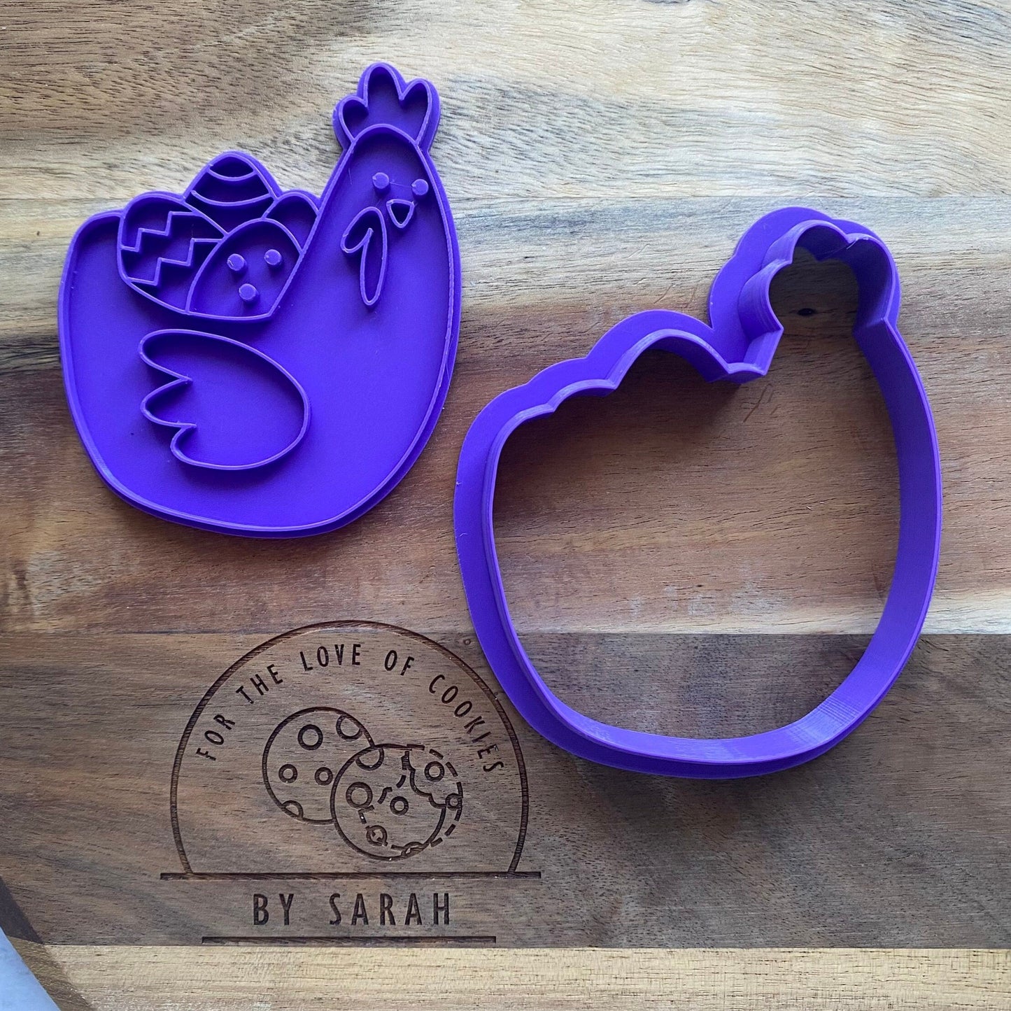 Chicken with eggs Embosser and Cutter