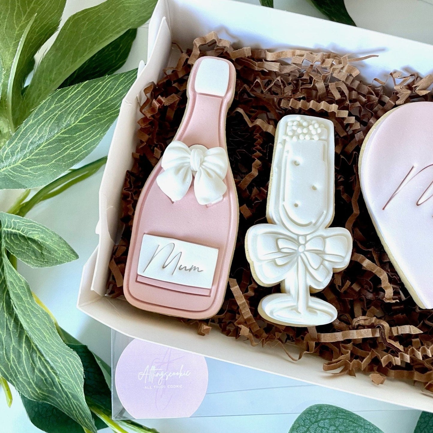 Champagne Bottle and Glass Set of 2 Embosser and Cutters