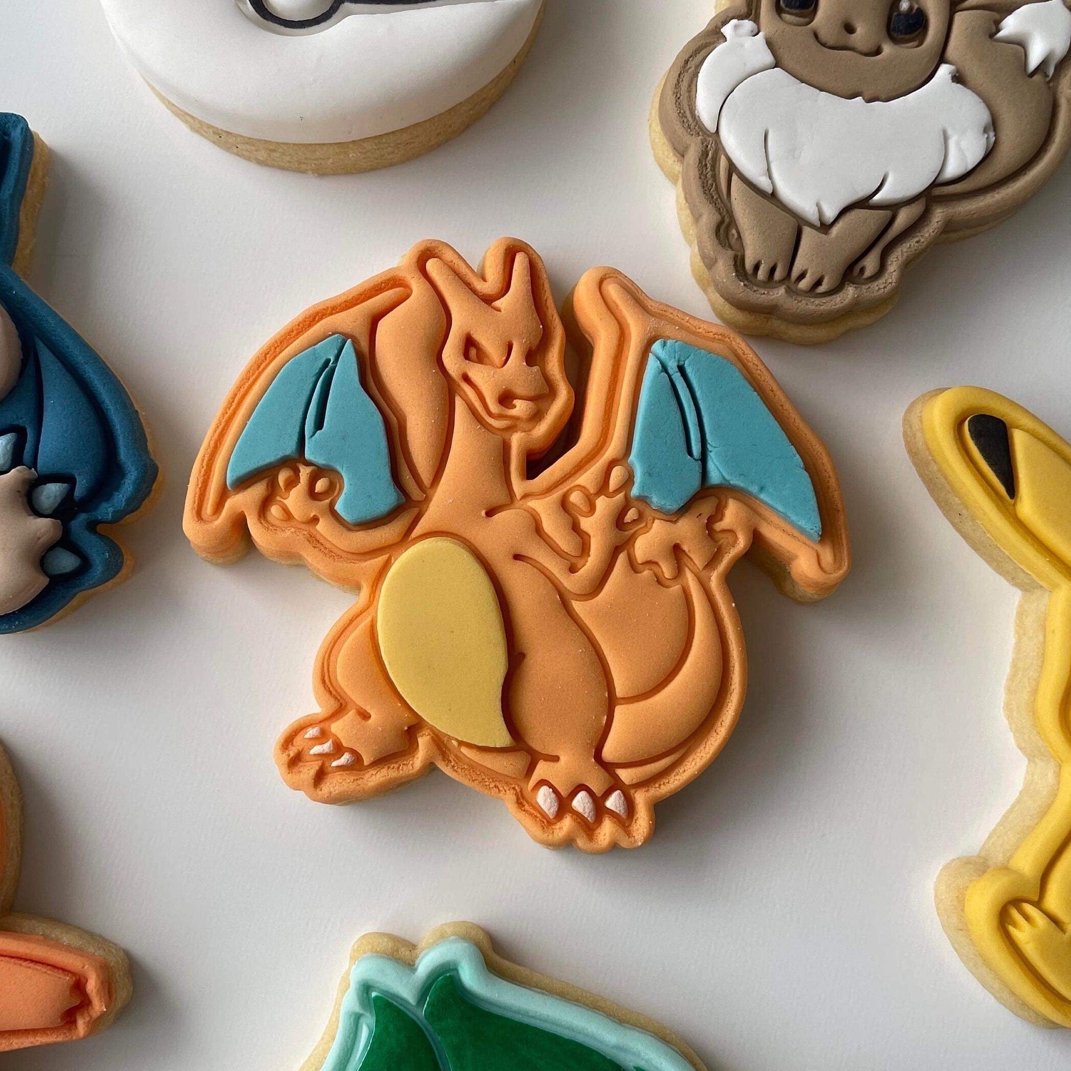 Charizard Pokémon Embosser and Cutter For The Love Of Cookies