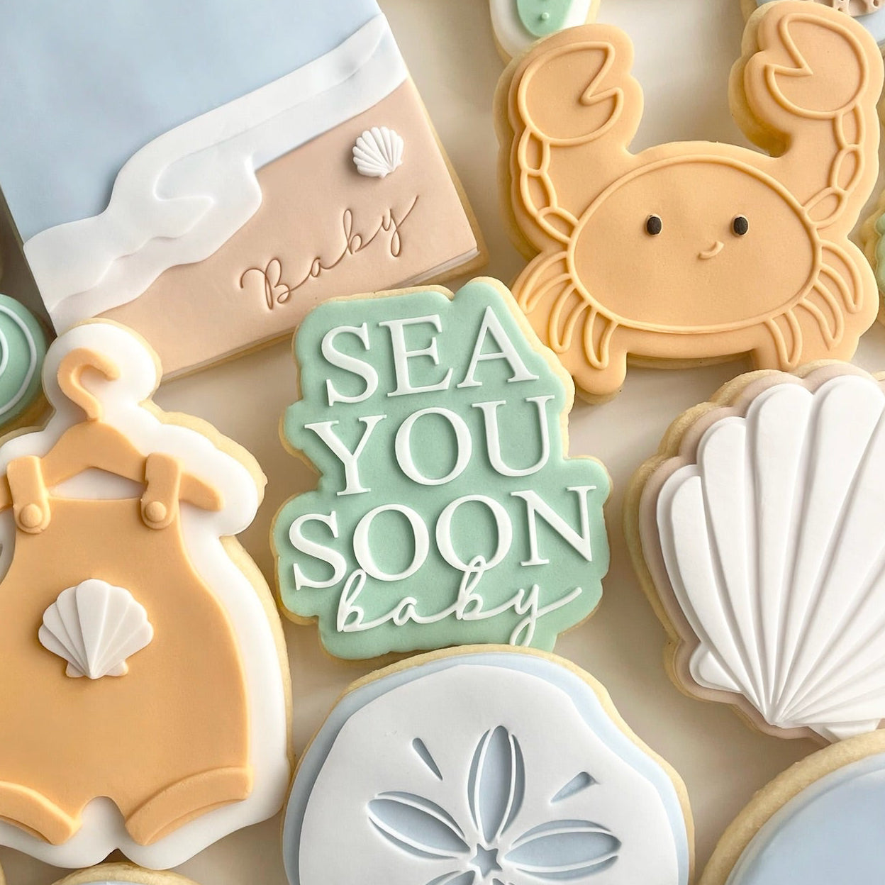 Sea You Soon Baby Debosser and Cutter