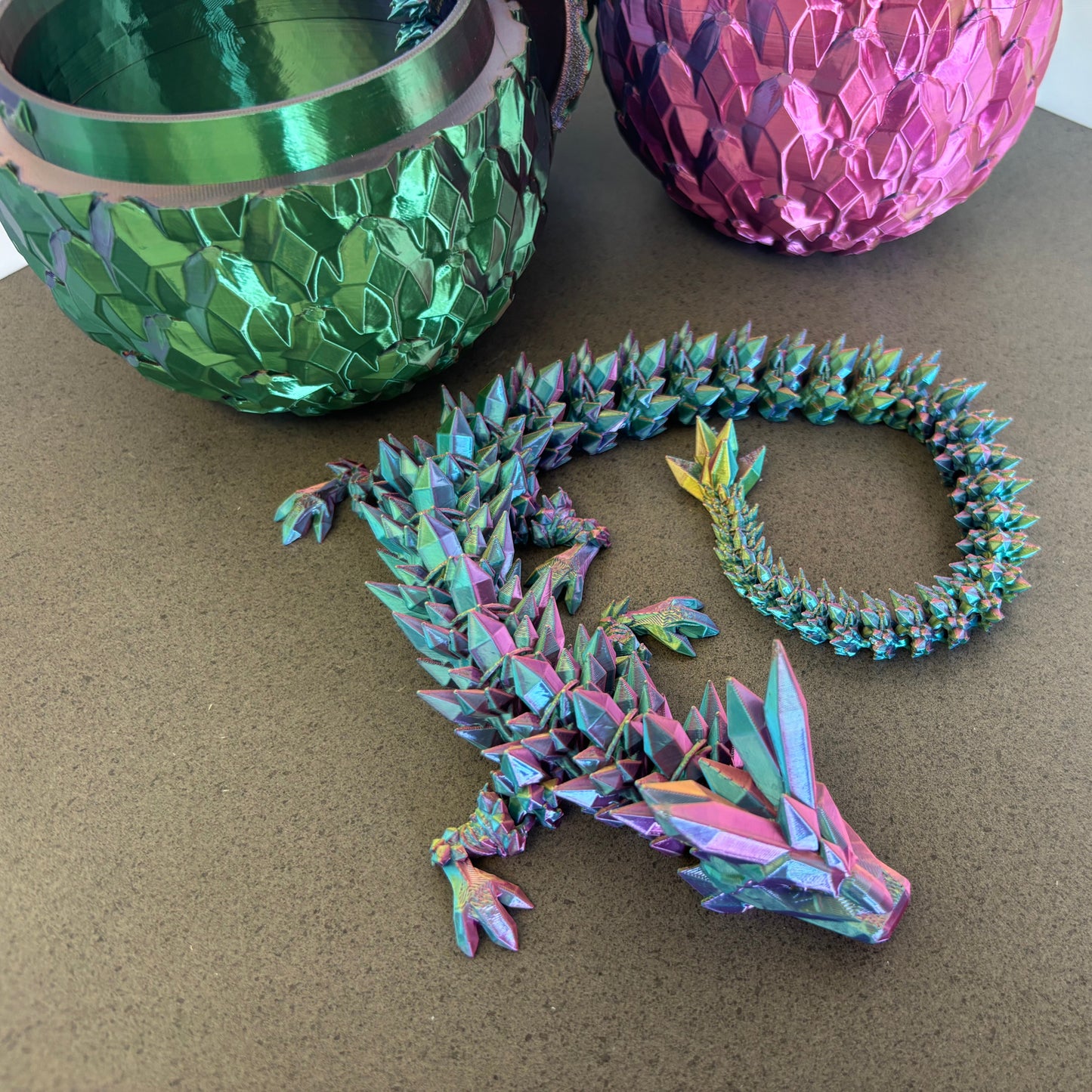 3D Printed Dragon and Egg