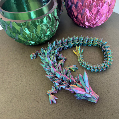 3D Printed Dragon and Egg