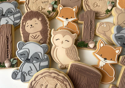 Owl Woodland Animal Cutter and Fondant Debosser