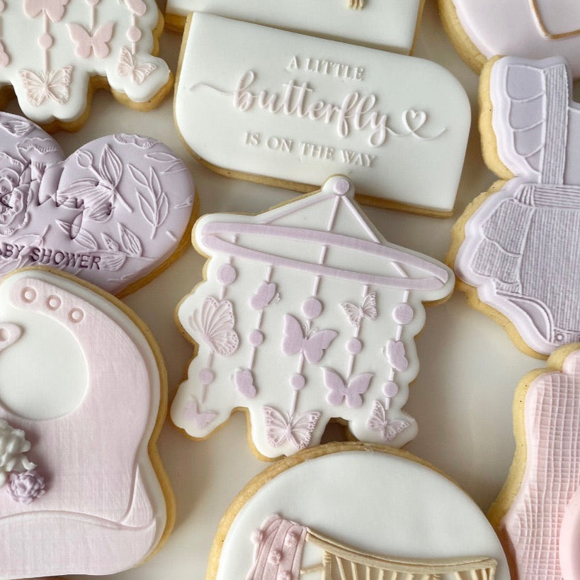 Butterflies Baby Mobile Debosser and Cutter