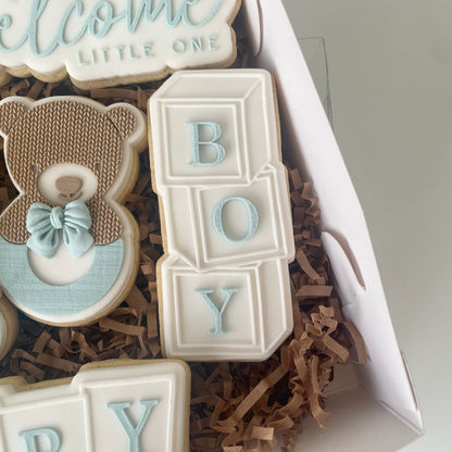 Baby Boy Blocks Debosser and Cutter