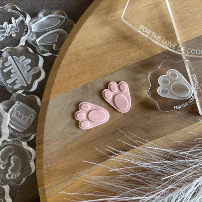 Bunny Feet Easter Acrylic Mini Mould