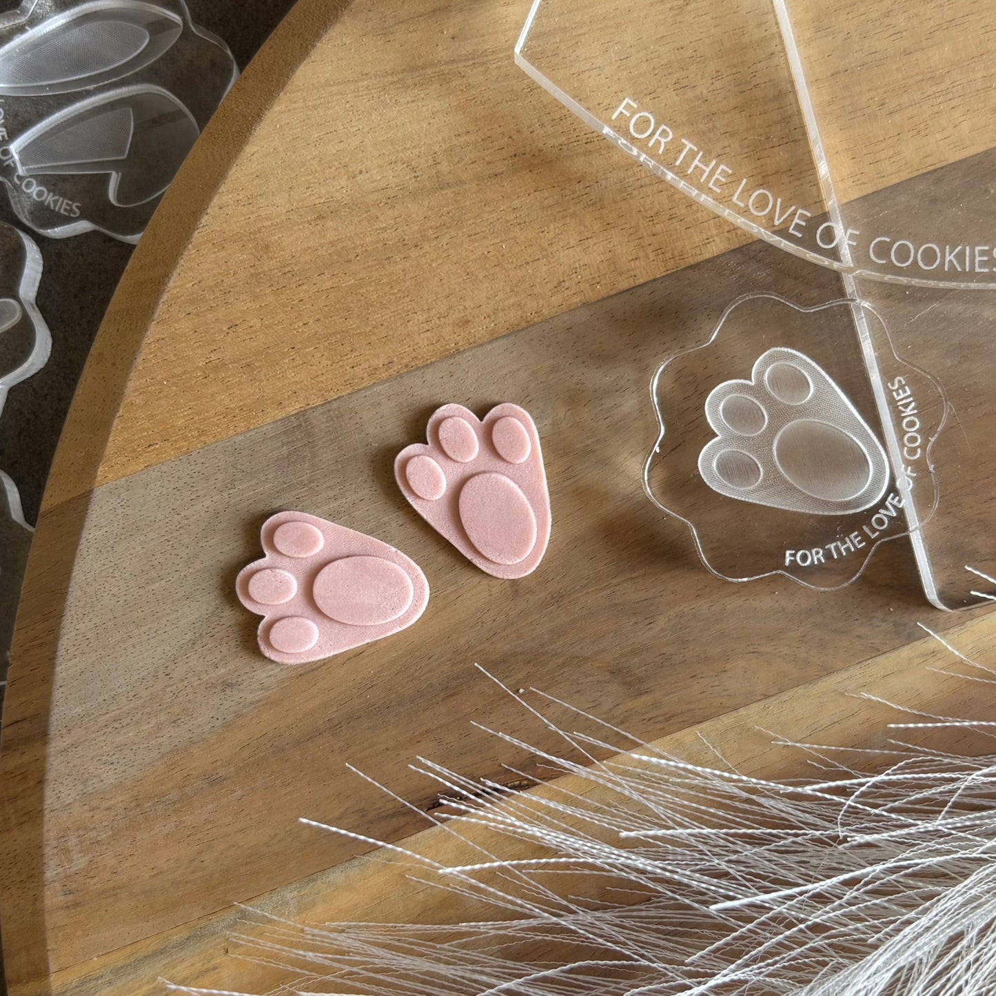 Bunny Feet Easter Acrylic Mini Mould