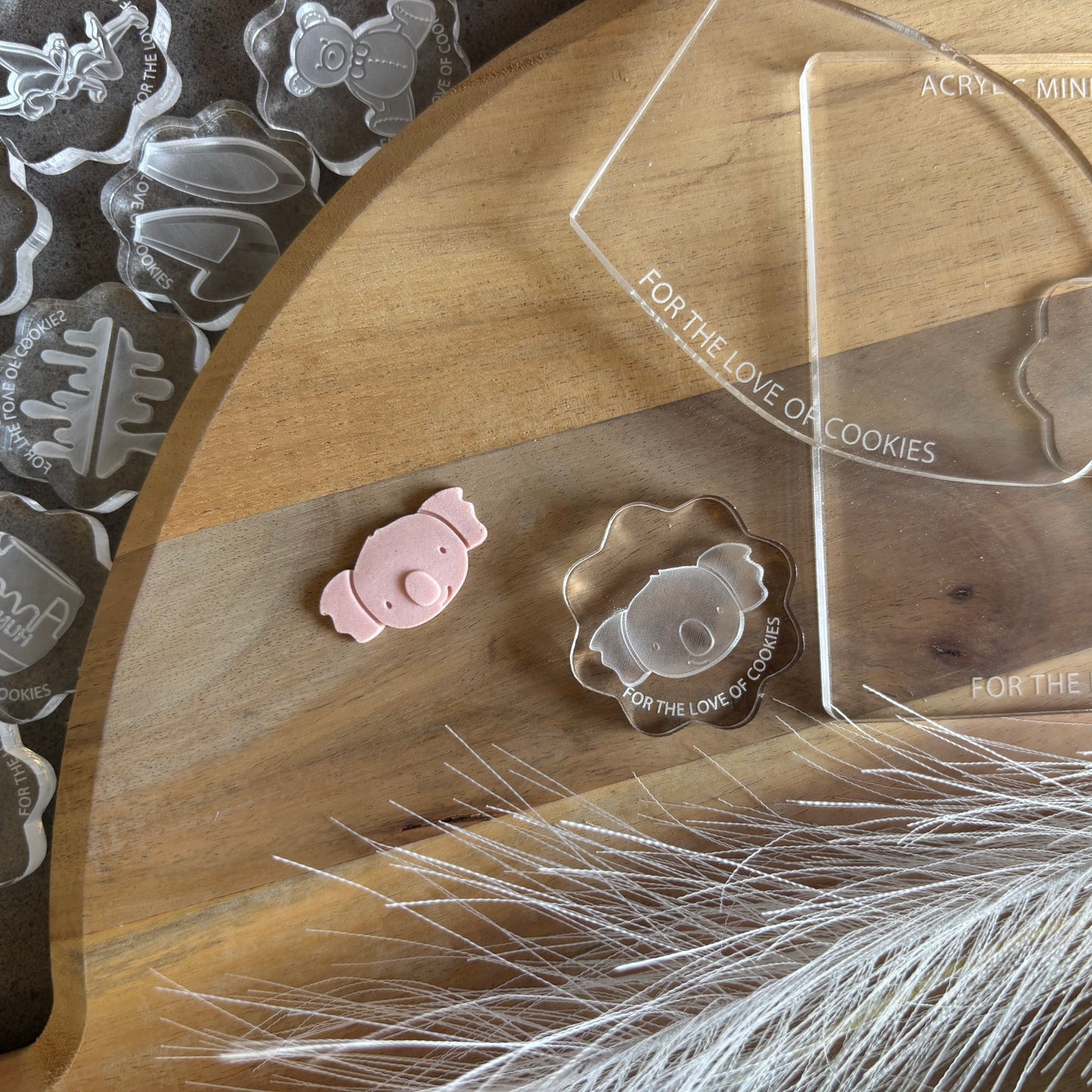 Koala Face Acrylic Mini Mould