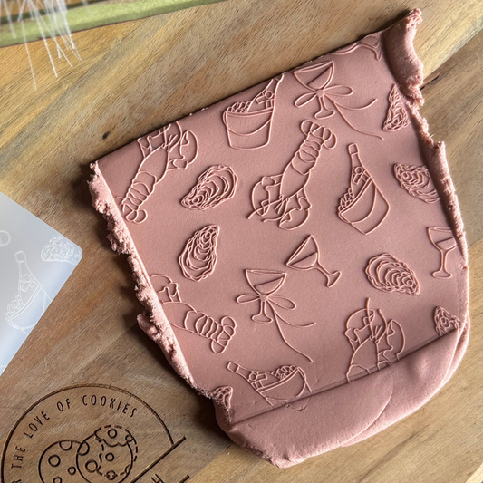 Lobster Champagne Pattern Plate