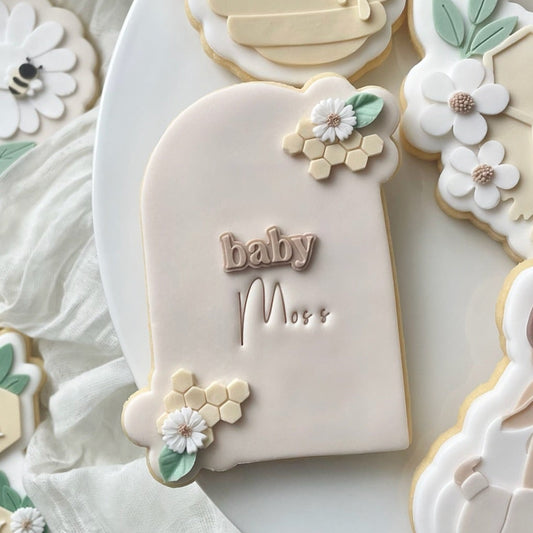 Baby Text Acrylic Mini Mould