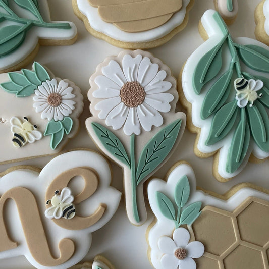 Daisy With Stem Debosser and Cutter