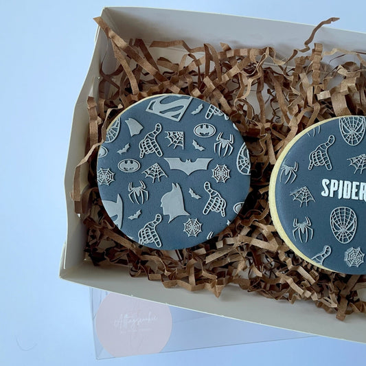 Superhero Pattern Plate