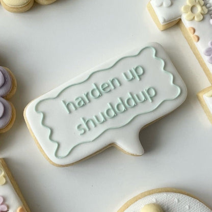 Speech Bubble Shape Cookie Cutter Only STL FILE