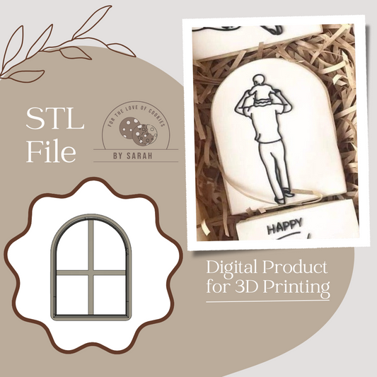 Arch Cookie Cutter Only STL File