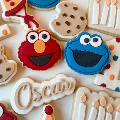 Cookie Monster Embosser and Cutter STL FILE