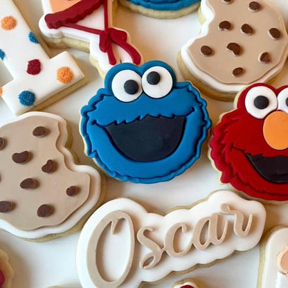 Cookie Monster Embosser and Cutter STL FILE