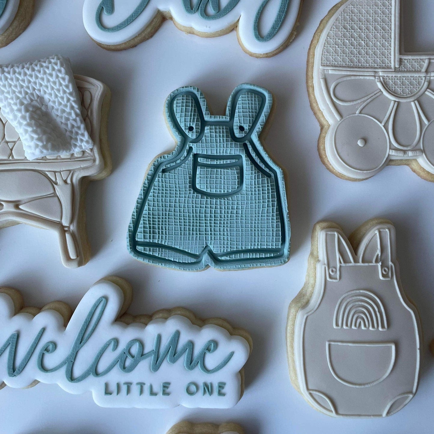 Baby Overalls Embosser and Cutter