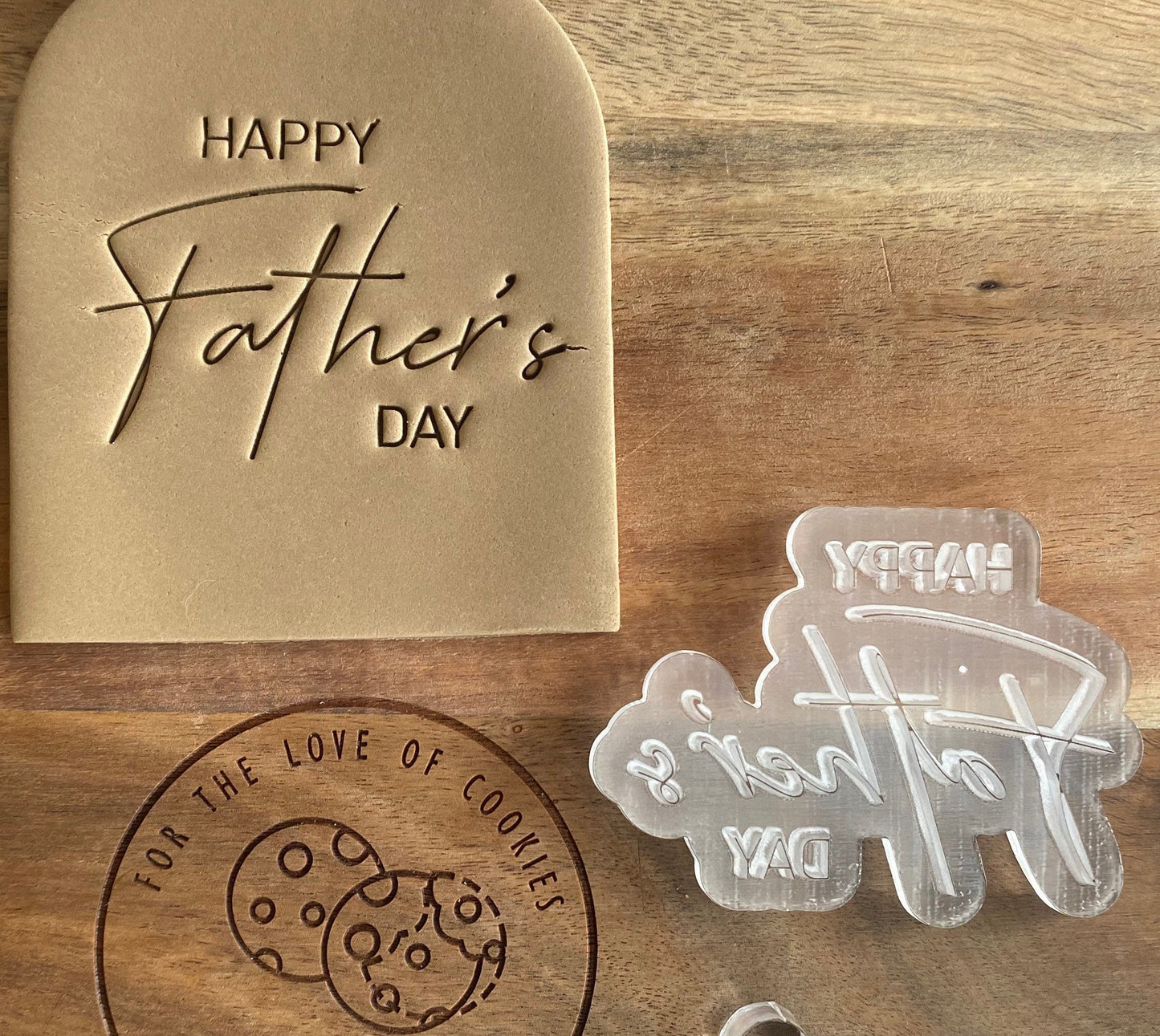 Fathers Day Acrylic Impression Stamp