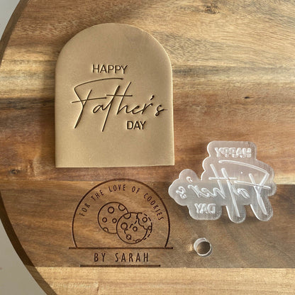 Fathers Day Acrylic Impression Stamp