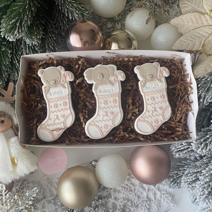 Bear and Koala Stocking Debosser and Cutter