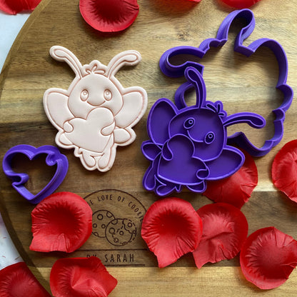 Bee with Love Heart Embosser and Cutter