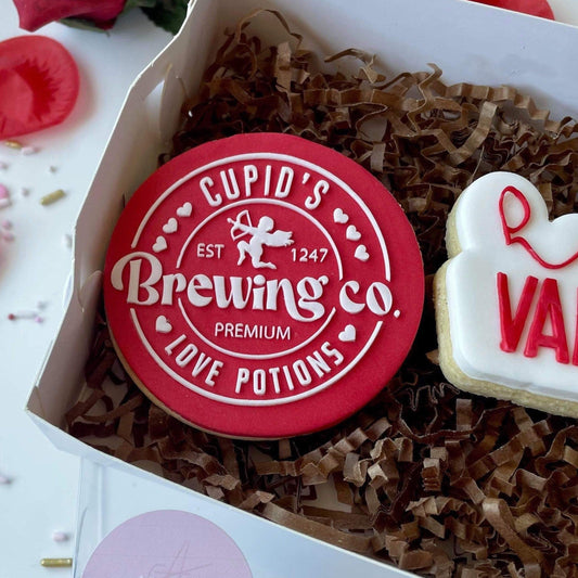 Cupids Love Potion Brewing Co Debosser and Cutter