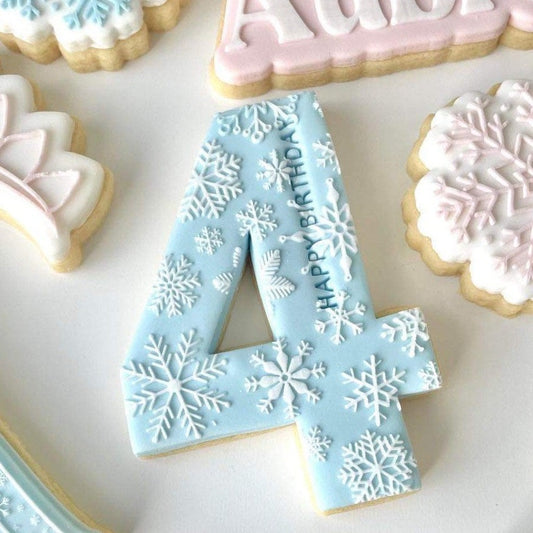 Snowflake Pattern Plate