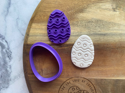 Mini Easter Egg with Pattern Embosser and Cutter