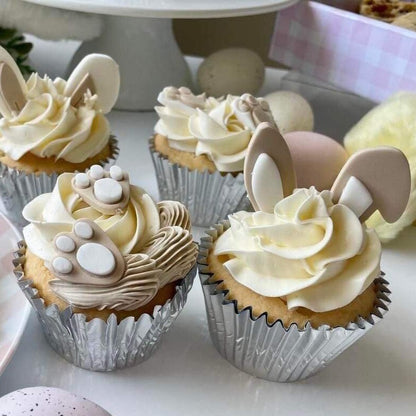 Bunny Ears and Feet Cupcake Topper Cookie Cutters