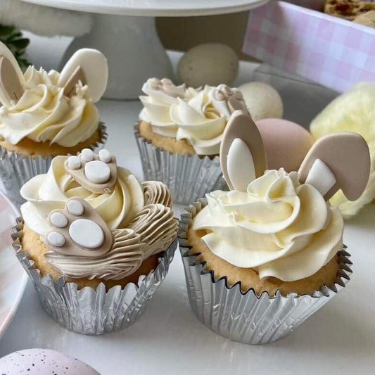 Bunny Ears and Feet Cupcake Topper Cookie Cutters