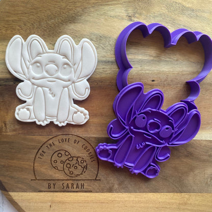 Angel Lilo and Stitch Embosser and Cutter STL File