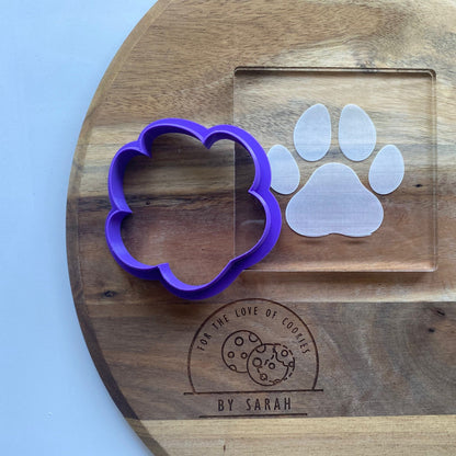 Dog Paw Print Debosser and Cutter