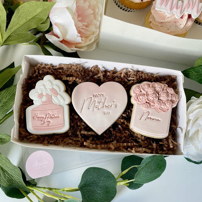 Roses Flower Bouquet Box Debosser and Cutter
