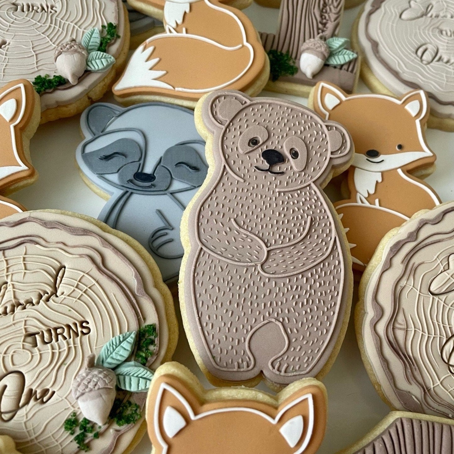 Bear Woodland Animal Cutter and Fondant Debosser